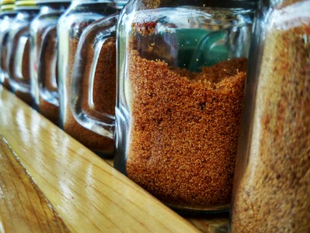 istock brown sugar in glass bottle 641534840