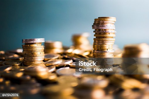 istock Coin stacks 641542076