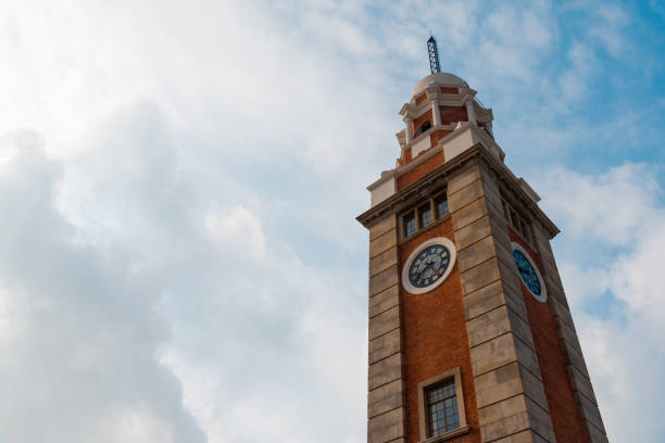 Clock tower, one of the famous landmarks in Tsim Sha Tsui, Hong Kong