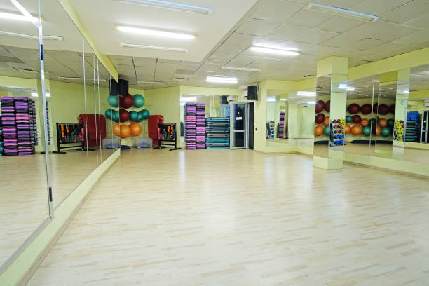 istock Interior of a fitness hall 641547598