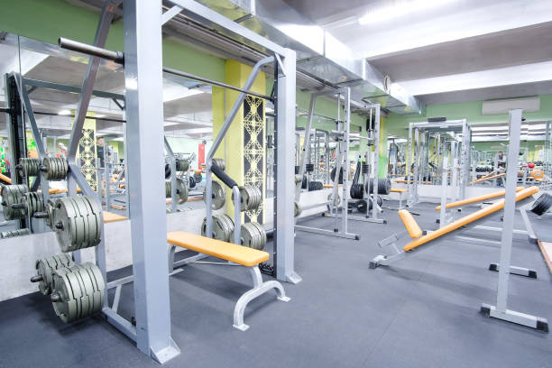 istock dumbbells in a fitness hall 641547706