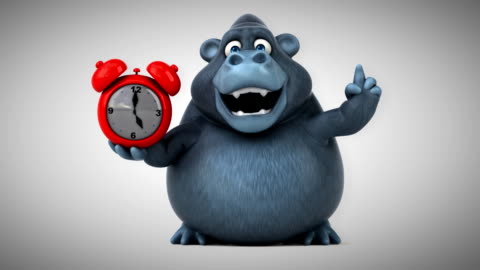 Fun Gorilla 3d Animation Stock Video - Download Video Clip Now - Animal,  Animation - Moving Image, Ape - iStock