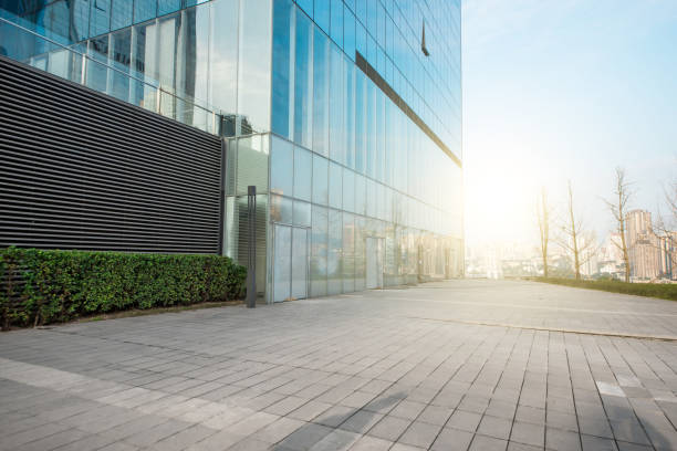 istock Windows of Skyscraper Business Office 641557658