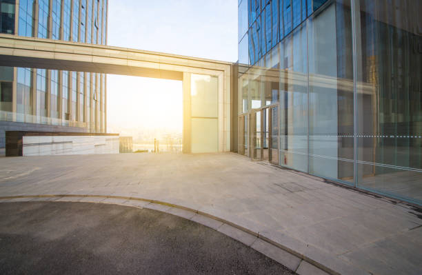 istock Windows of Skyscraper Business Office 641558128