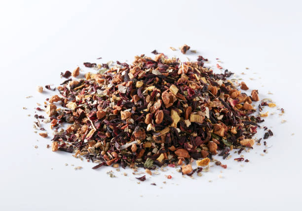 istock Tea on a white background, European-style tea 641560870