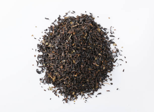 istock Tea on a white background, European-style tea 641560906
