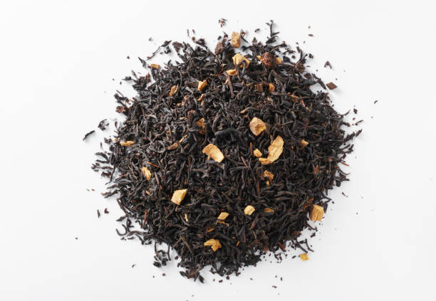 istock Tea on a white background, European-style tea 641560922