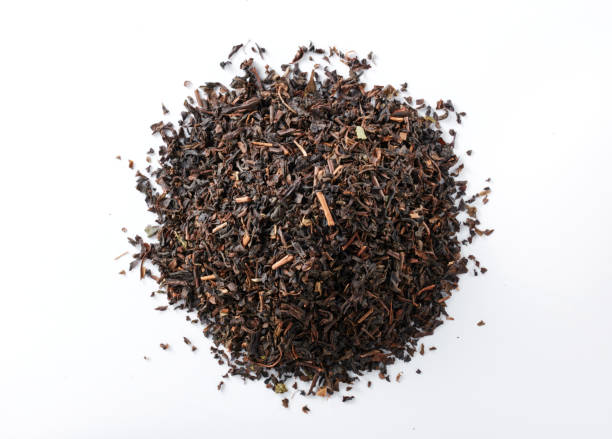 istock Tea on a white background, European-style tea 641560938