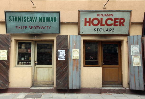 a shop in Kazimierz in the old town of Cracow in Poland in east Europe.