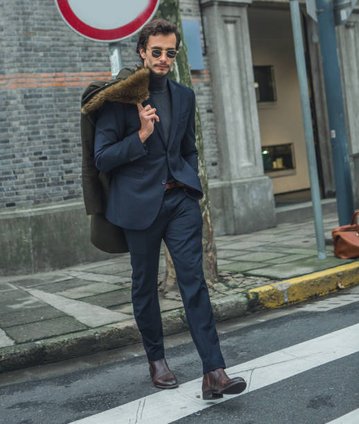 istock Crossing the street 641569030