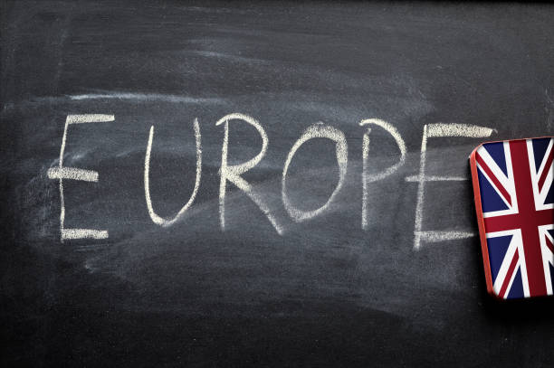 istock erasing europe by UK flag, brexit concept 641571832