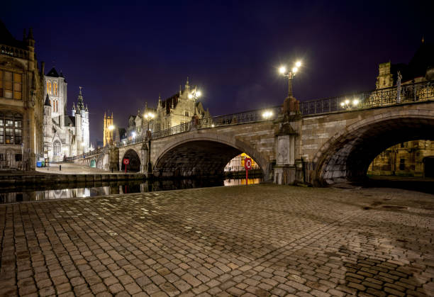 istock Graslei in Ghent 641575506