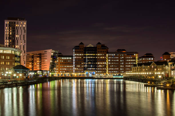istock Office buildings in Salford Quays 641581118