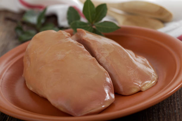 foie gras - foie gras goose meat liver pate fotografías e imágenes de stock