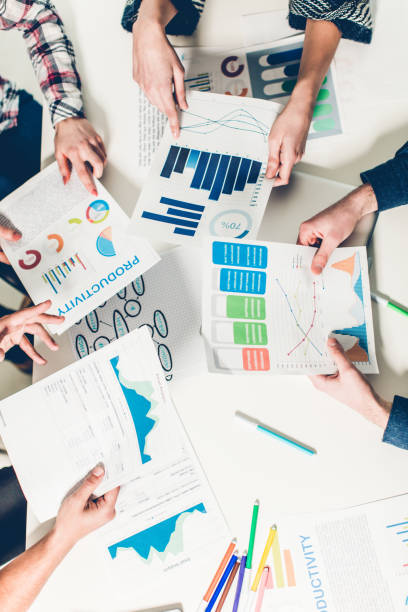istock Business group meeting, casual look, freelance work. 641601920
