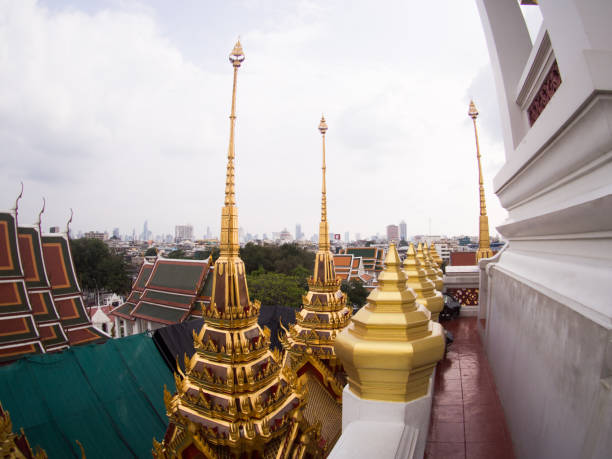 istock Loha Prasat Metal Palace in Wat ratchanadda, Thailan 641606480