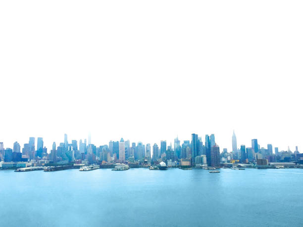 Skyscrapers on Manhattan, New York, USA.