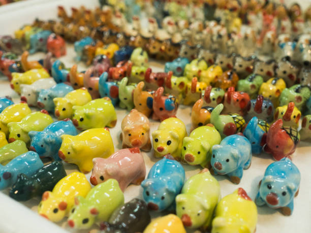 istock animals clay dolls miniature, Beautiful color 641608210