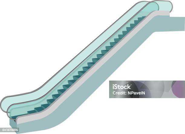 Print Stock Illustration - Download Image Now - Escalator, Template, Colors