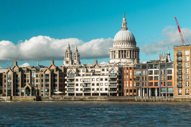 istock St. Paul's Cathedral on the coast of the River Thames which is a river that flows through southern England in UK 641624040