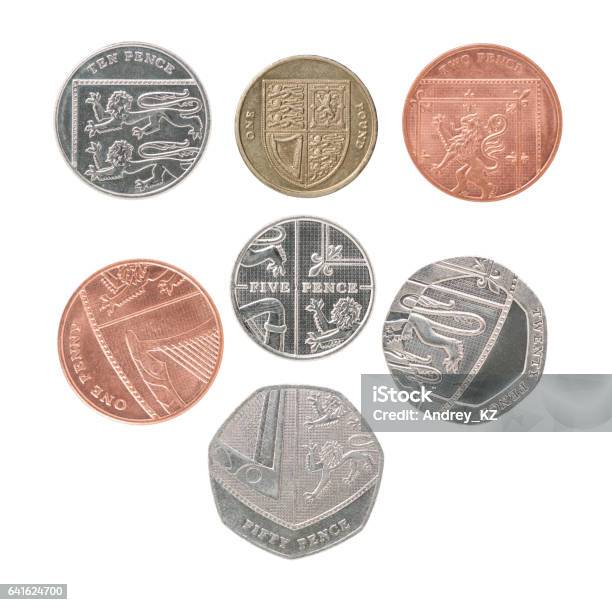 England Set Coin Stock Photo - Download Image Now - British Coin, British Currency, British Virgin Islands