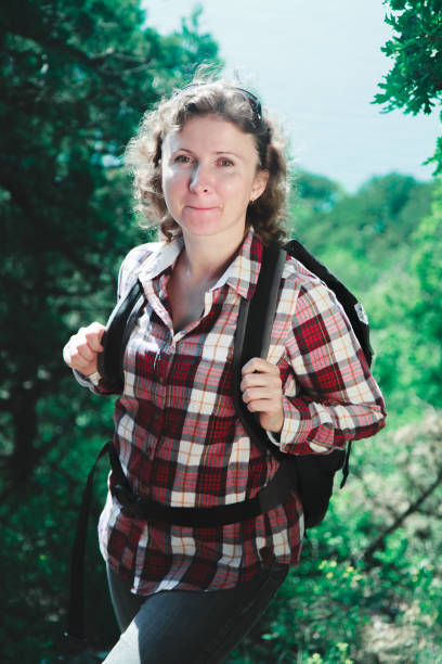 istock Smiling Happiness woman in Nature 641634878