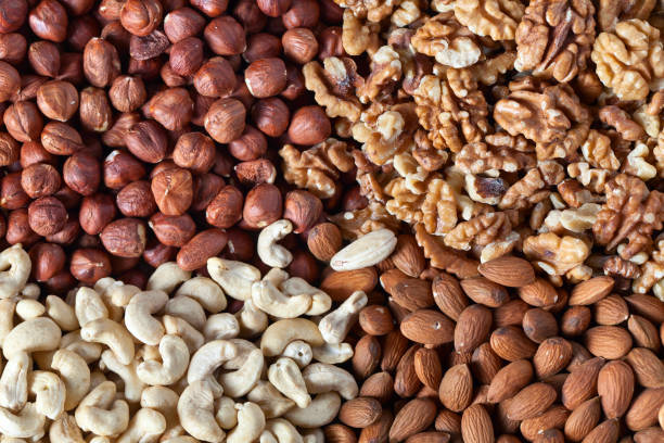 istock Walnut,Hazelnut, Almond and Cashew 641635382