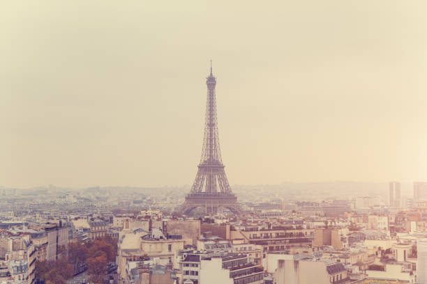 istock Eiffel tower in Paris, France. 641642736