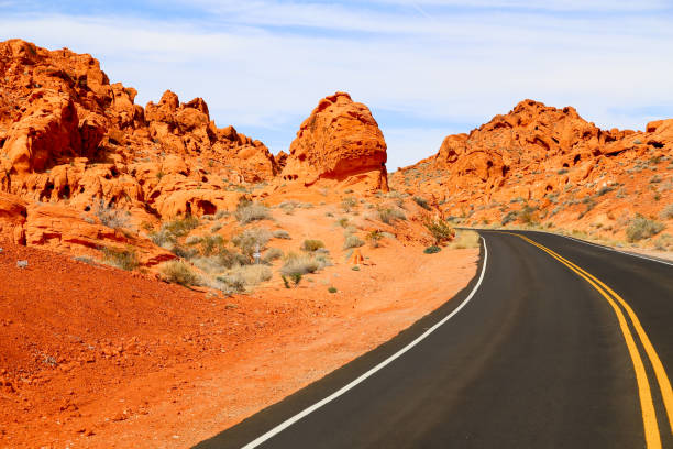 istock Street in the Valley of Fire 641650208