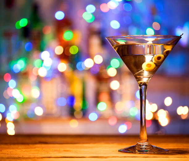 istock Glass of a martini coctail 641651166