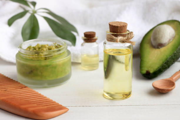 istock Avocado oil home spa 641653166