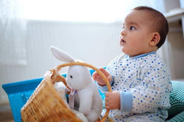 istock Baby playing with toys 641658254