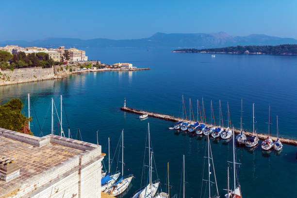 istock Marina with yachts, Kerkyra, Corfu island, Greece 641660762
