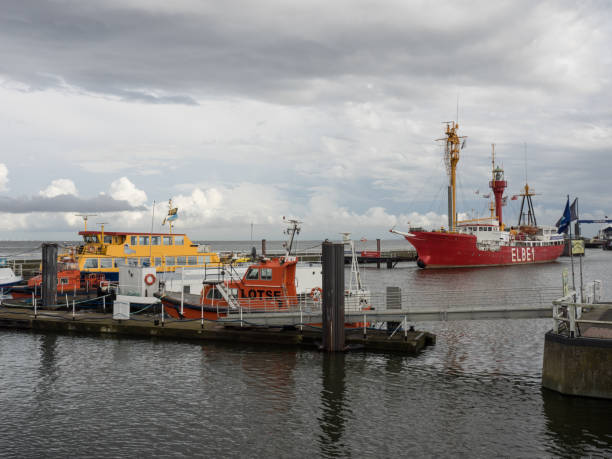 the city of cuxhaven at the german coast