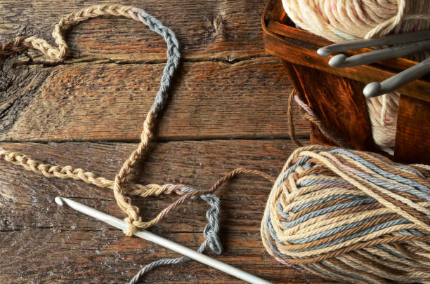istock Crochet Yarn and Crochet Hooks 641662564