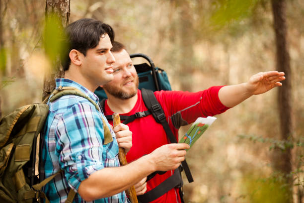 istock Friends enjoy nature on hiking trip. 641663184