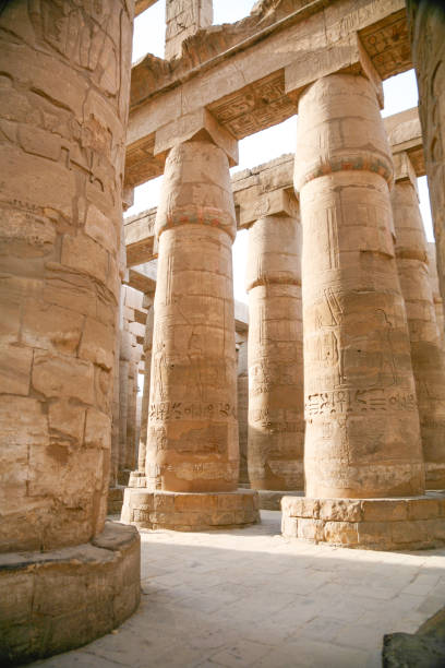 istock great columns in Karnak Temple 641680660