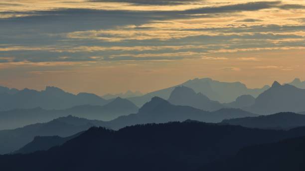 istock Sunrise view from mount Rigi, Switzerland 641690130