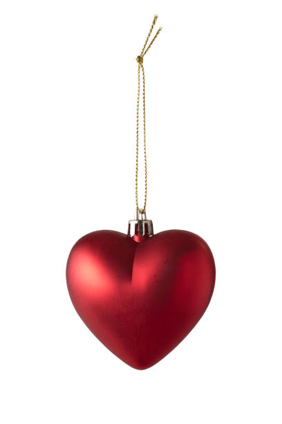 istock Red heart shaped christmas 641695388