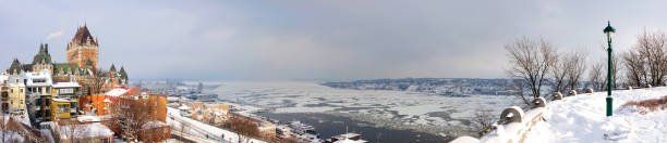 istock Quebec City skyline panorama with Chateau Frontenac 641695476