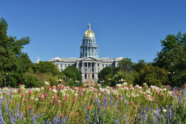 istock Garden and Colorado State Capitol 641696868