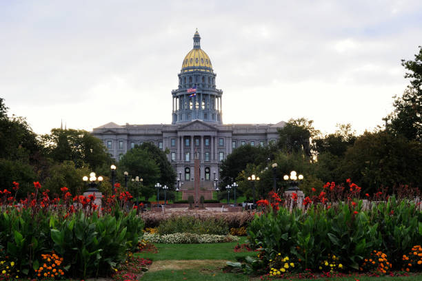 istock Garden and Colorado State Capitol 641696940