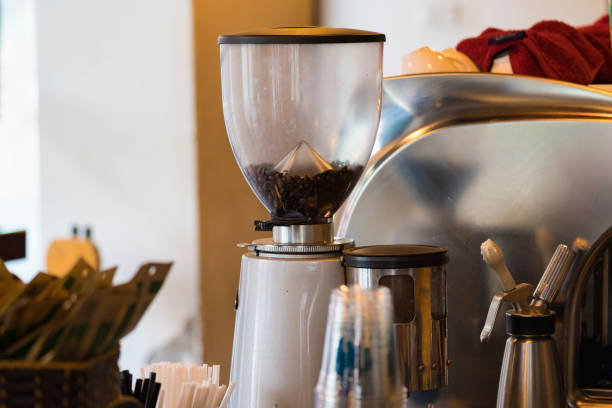 istock Coffee machine in an Asian cafe 641697522