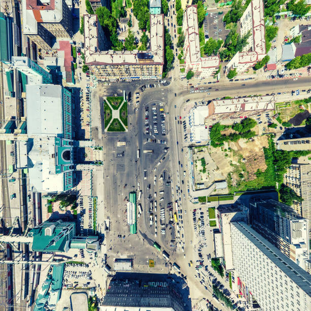 istock Aerial city view. Urban landscape. Copter shot. Panoramic image 641701752