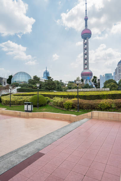 istock landmarks of Shanghai 641704268