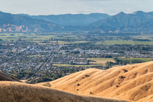 istock Blenheim town at sunset 641704526
