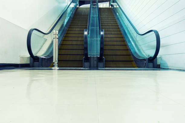 istock An escalator in department store, Interior. 641708266