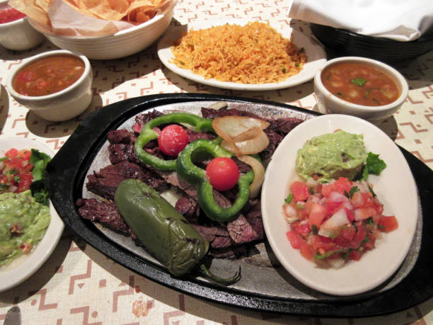 istock Mexican Beef Fajitas Share Platter 641709222