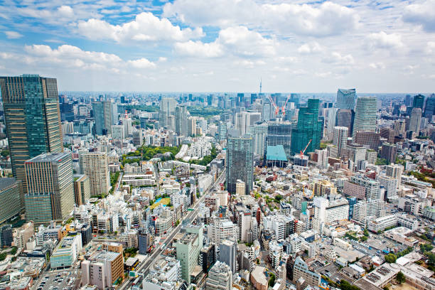 istock View from above on Tokyo Tower with skyline in Japan 641710462