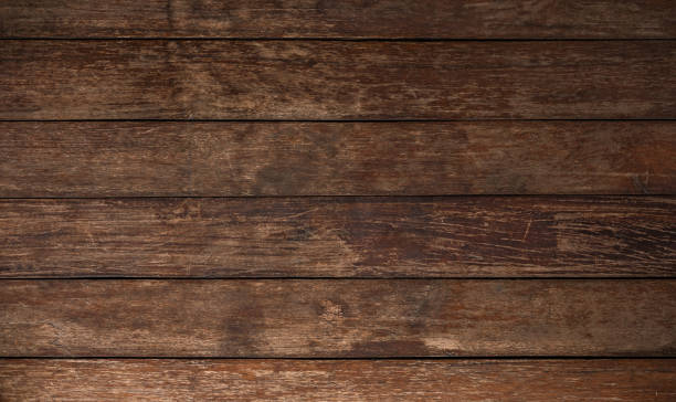 istock Wood floor texture background, old peeling wood 641717782